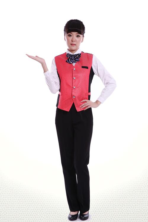 重庆酒店服餐厅服务员服装定制-重庆萝迪职业装